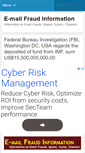 Mobile Screenshot of emailfrauds.in